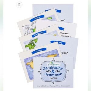 The Good and the Beautiful Geography & Grammar Cards Level 5-7